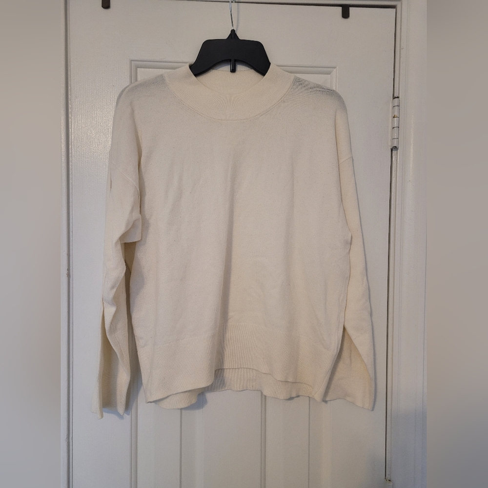 A New Day thin white sweater